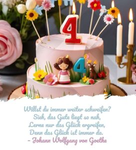 Glückwünsche zum 4. Geburtstag - Herzliche Geburtstagswünsche Für Vierjährige - Geburtstag ABC